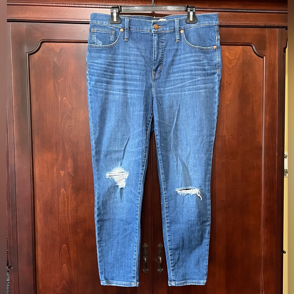 Madewell 9” High Rise Skinny Crop Jeans Size 32